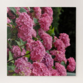 Puzzle Belles fleurs d'hortensia rose (Horizontal)