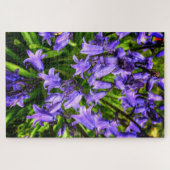 Puzzle Belles fleurs violettes (Horizontal)