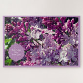 Puzzle Belles Lilacs pour une Dame Douce (Horizontal)