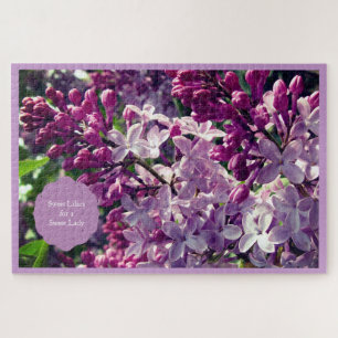 Puzzle Belles Lilacs pour une Dame Douce