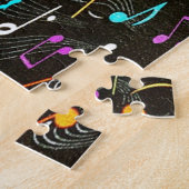 Puzzle Belles notes musicales (Côté)
