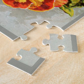 Puzzle Belles PANSIES de semis florales victoriennes (Côté)