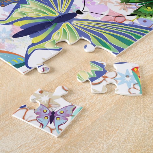 Puzzle Belles papillons (Côté)