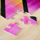 Puzzle Belles rayures colorées (Côté)