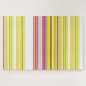 Puzzle Belles rayures jaunes blanches (Horizontal)