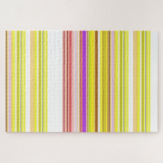 Puzzle Belles rayures jaunes blanches (Horizontal)