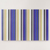 Puzzle Belles rayures violettes blanches (Horizontal)