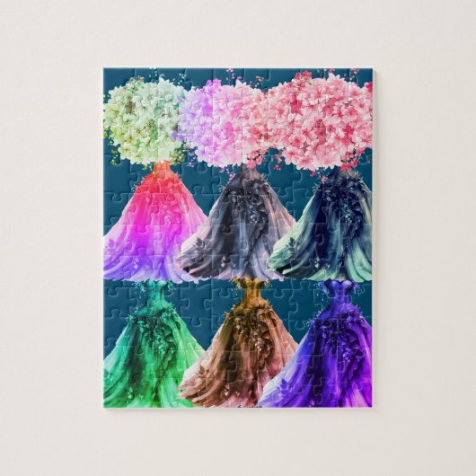 Puzzle Belles robes fantaisies (Vertical)