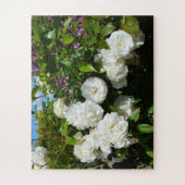 Puzzle Belles roses blanches (Vertical)