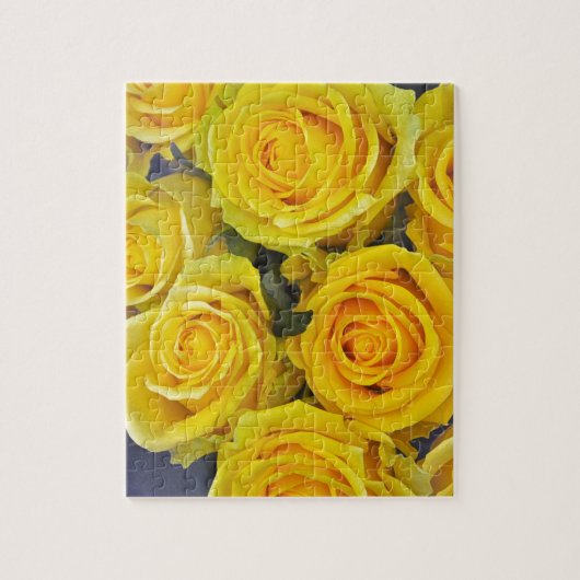 Puzzle Belles roses jaunes (Vertical)