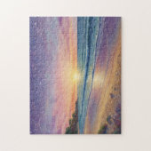 Puzzle Belles vagues de plage et art de rivage (Vertical)