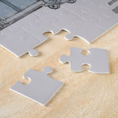 Puzzle Ben Thanh Market Saigon Vietnam Illustration (Côté)