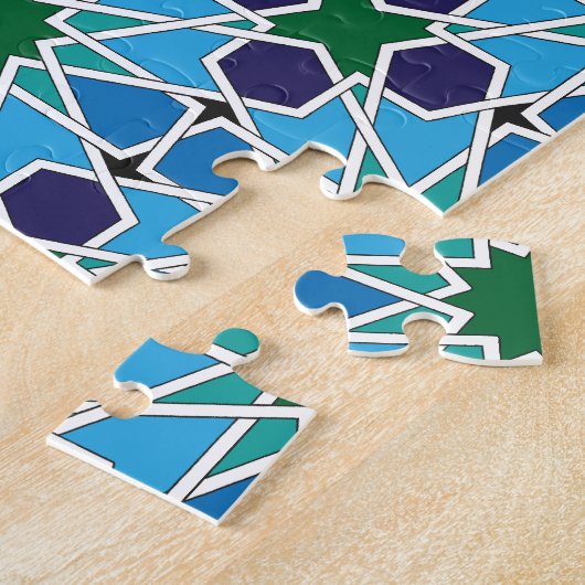 Puzzle Ben Yusuf Madrasa Patterrn géométrique 10 (Côté)