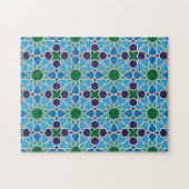 Puzzle Ben Yusuf Madrasa Patterrn géométrique 10 (Horizontal)