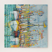 Puzzle Bénédiction de la flotte de thon à Groix par Paul  (Horizontal)