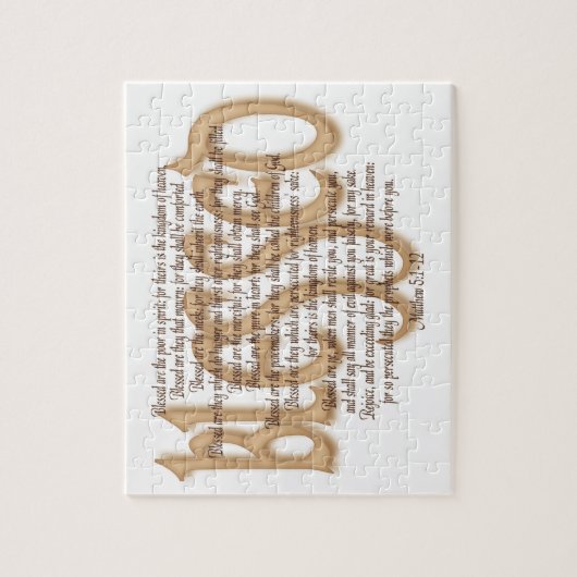 Puzzle Béni - béatitudes (Vertical)