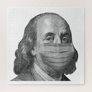 Puzzle Benjamin Franklin en masque