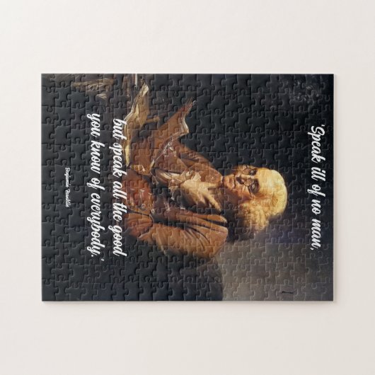 Puzzle Benjamin Franklin Quote -Customize Quote (Horizontal)