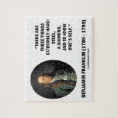Puzzle Benjamin Franklin Trois Choses Extrêmement Diffici (Vertical)