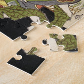 Puzzle Benzaiten déesse de la beauté assise sur un Dragon (Côté)