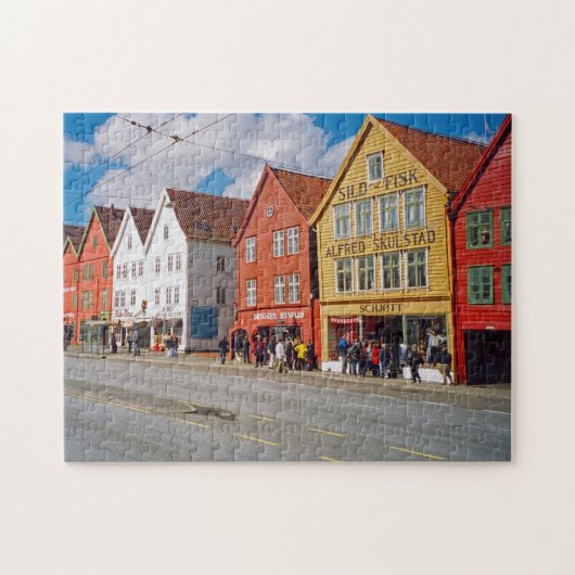 Puzzle Bergen, Norvège 252-pc (Horizontal)