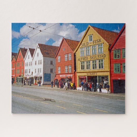Puzzle Bergen, Norvège 520-pc (Horizontal)