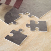 Puzzle Berger Allemand Avec Drapeau US (Côté)