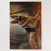 Puzzle Berger allemand en automne Feuilles automne Inspir (Vertical)