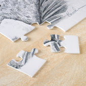 Puzzle Berger allemand et Père Noël (Côté)