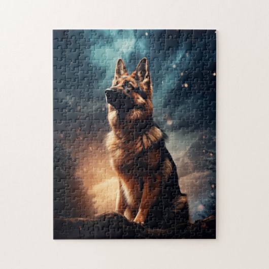 Puzzle Berger Allemand Sous Ciel Stormy (Vertical)