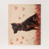 Puzzle Berger anatolien avec Rose - Saint-Valentin (Vertical)