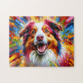 Puzzle Berger Australien : Red Merle Aussie (Horizontal)