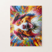 Puzzle Berger Australien : Red Merle Aussie (Vertical)