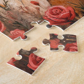 Puzzle Berger belge avec des roses - Saint-Valentin (Côté)