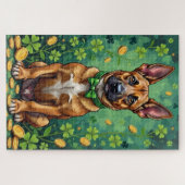 Puzzle Berger belge Malinois Saint-Patrick Chanceux Chien (Horizontal)