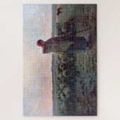 Puzzle Bergère avec son troupeau, Jean-François Millet (Vertical)