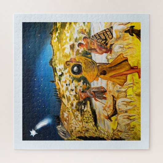 Puzzle Bergers à Noël (Vertical)