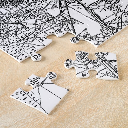 Puzzle Berlin et abords Map (1911) (Côté)