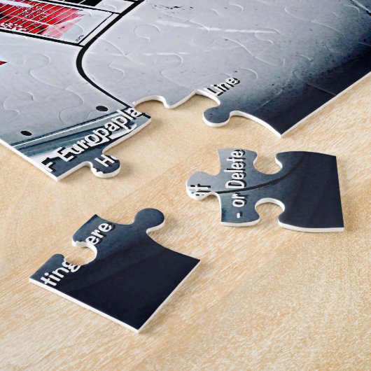 Puzzle Berlin HBF Europaplat Modern Train - Ajouter un no (Côté)