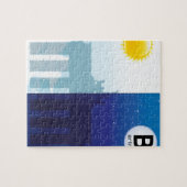 Puzzle Berlin jour et nuit - Porte de Brandebourg (Horizontal)