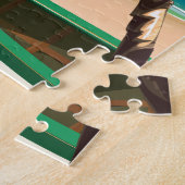 Puzzle Bermudes poster de voyage des îles tropicales (Côté)