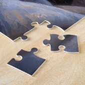 Puzzle bernedoodle avec lumières de Noël vacances (Côté)