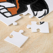 Puzzle bernèse chien de montagne caricature rouille (Côté)