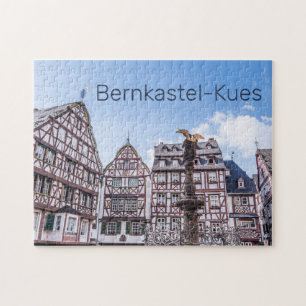 Puzzle Bernkastel-Kues Façades historiques Allemagne Souv