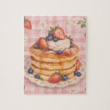 Berry Sweet Stack : crêpes à la fraise et myrtille