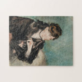 Puzzle Berthe Morisot avec ventilateur | Édouard Manet (Horizontal)