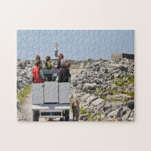 Puzzle Besoin d'un ascenseur ? Transport sur Inisheer Gal (Horizontal)