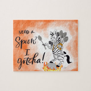 Puzzle Besoin D'Une Cuillère ? Je L'Ai Pris. 110 pièces