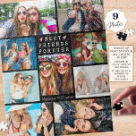 Puzzle BEST AMIS CONTINUEL FOREVER 9 Photo Collage Noir<br><div class="desc">Créez un puzzle de mémoire photo avec un collage de 9 de vos photos préférées de vous et de votre bestie dans votre choix de couleur arrière - plan comme un cadeau souvenir mémorable et significatif pour votre BFF. TITRE CHANGE : Le titre simple et classique BEST AMIS FOREVER peut...</div>