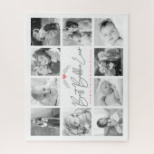 Puzzle Best Bubbie Ever Script 10 Photo Collage moderne (Vertical)